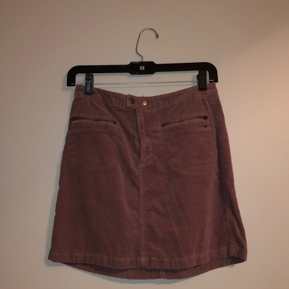 Purple corduroy skirt from Target